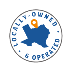 Locally owned and operated badge